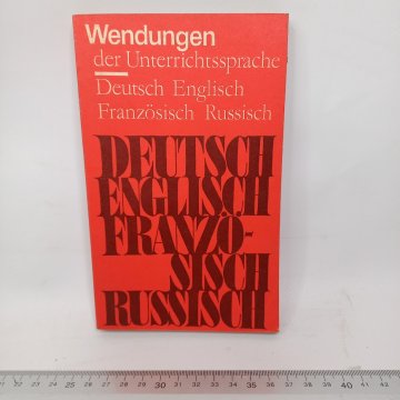 Wendungen der Unterrichtssprache - Deutsch,…